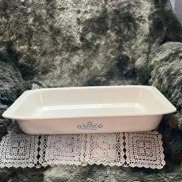 Vintage Corning ware Cornflower large roasting pan, baking dish - Picture 11 of 16